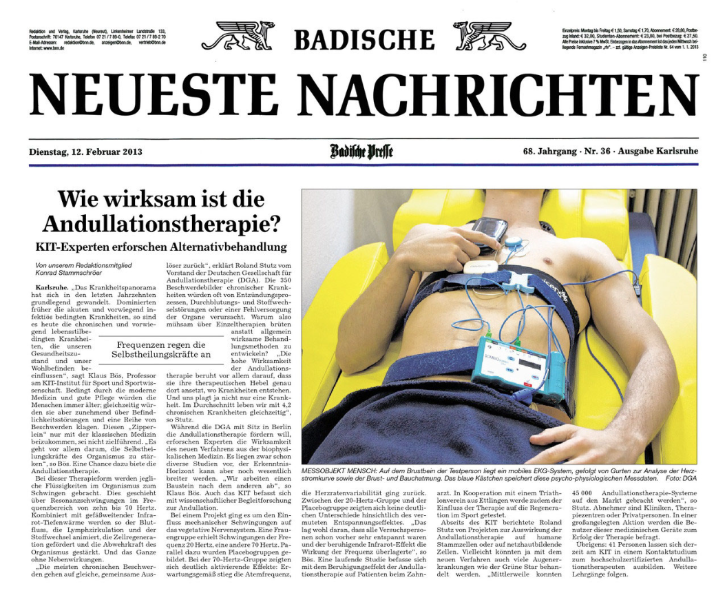 Bericht - Badische Neueste Zeitung - 12.02.2013